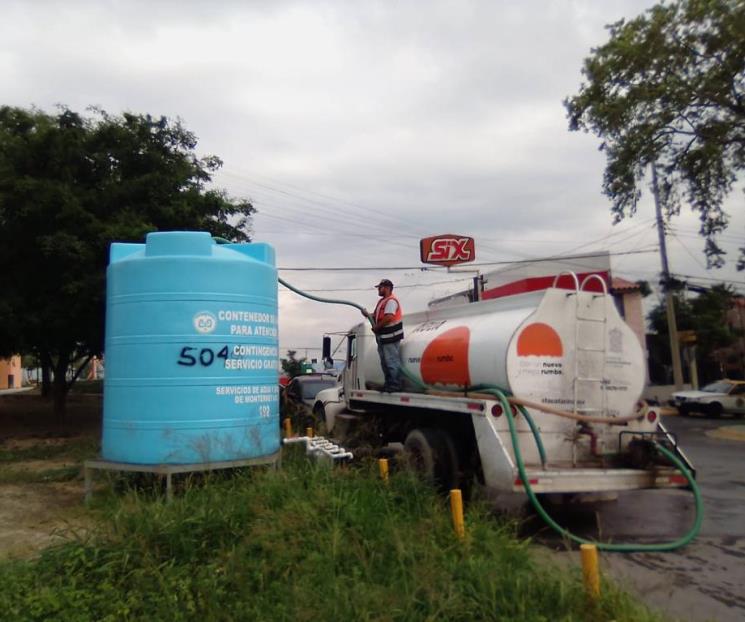 Redoblan en SC suministro en colonias sin servicio