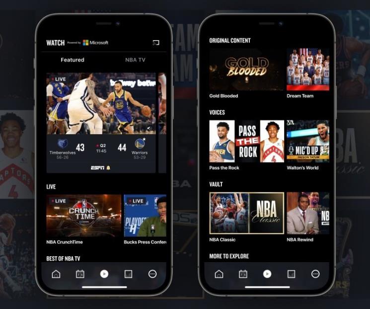 Crea NBA app nueva con muchos beneficios