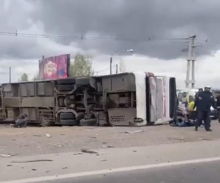 Luto en argentina, fallece hincha por volcadura de autobús