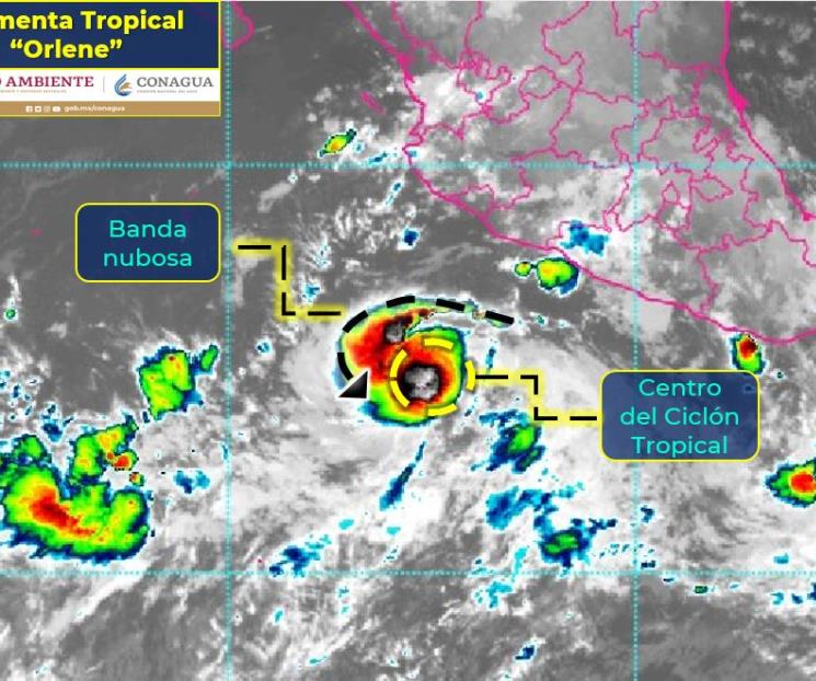 Se forma la tormenta tropical Orlene