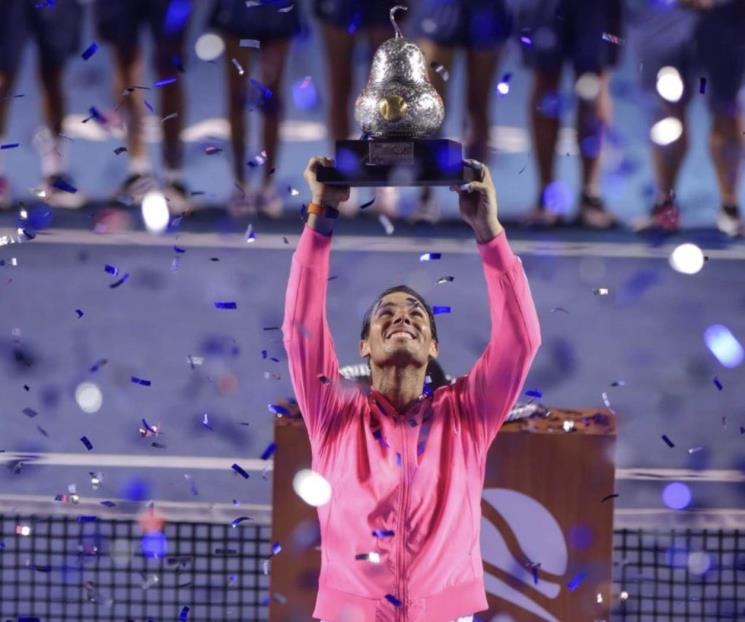 Confirma Nadal juego de exhibición en CDMX