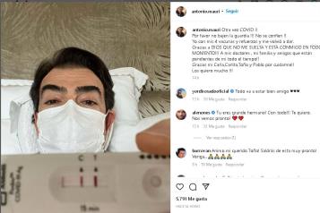 To&ntilde;o Mauri se contagia de Covid otra vez