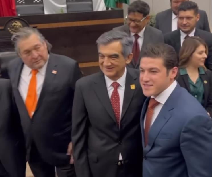 Acude Samuel a toma de protesta de Américo Villarreal