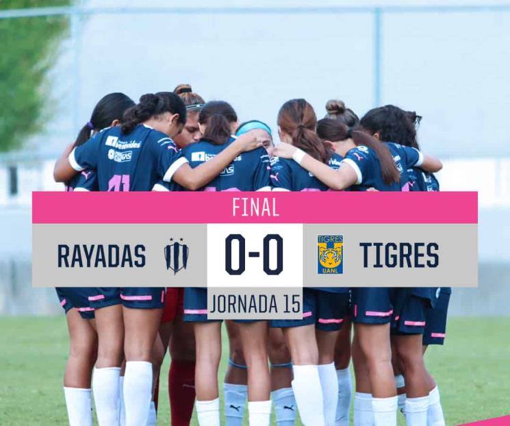 Empatan Rayadas y Tigres en Clásico Regio Sub-18