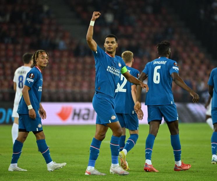 Golea el PSV de Erick Gutiérrez en la Europa League