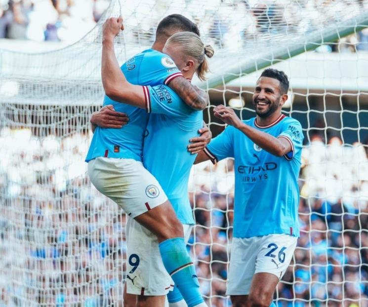 Golea el City y toman la punta en Premier League