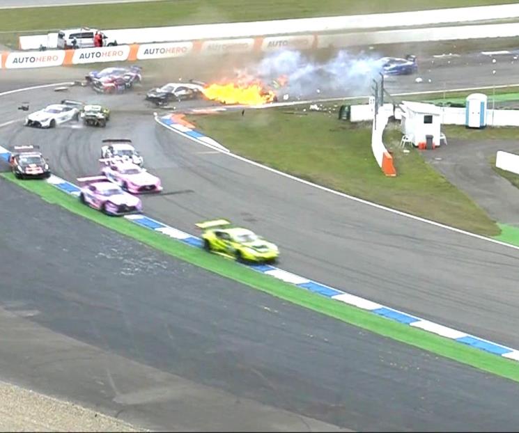 Ocurre aparatoso accidente en el DTM