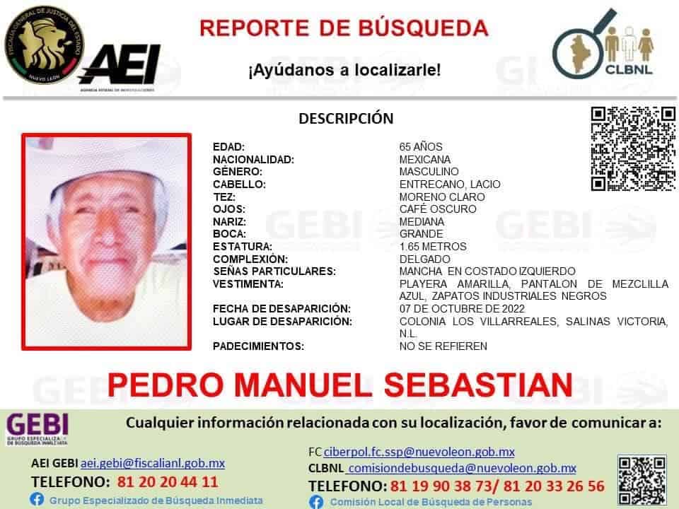 Implementaron un operativo de búsqueda de una persona de la tercera edad, que se extravió al salir a caminar