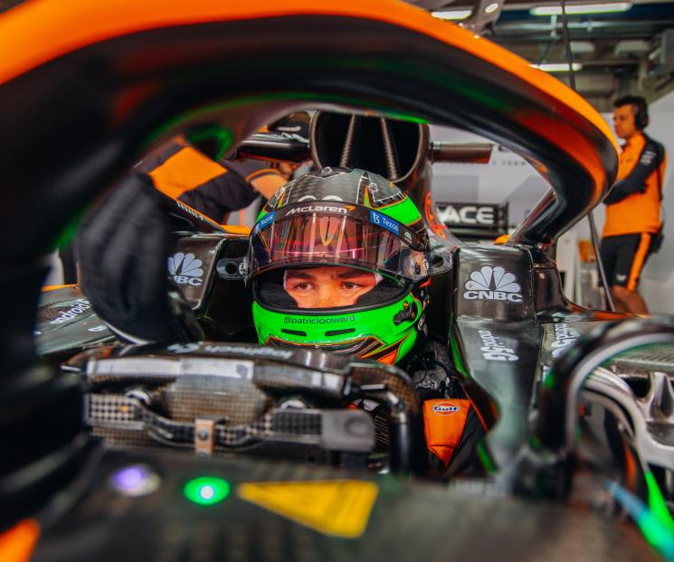 Encantado OWard con su cuarto test de F1