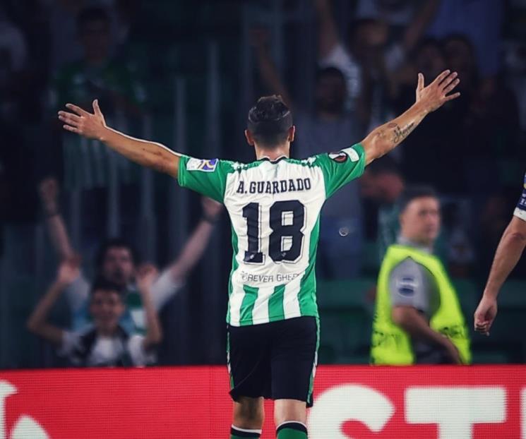 Iguala Betis de Guardado y se acercan a 8vos en EL
