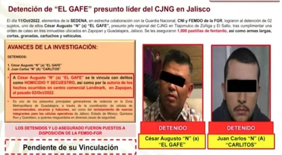 SSPC destaca detención de El Gafe