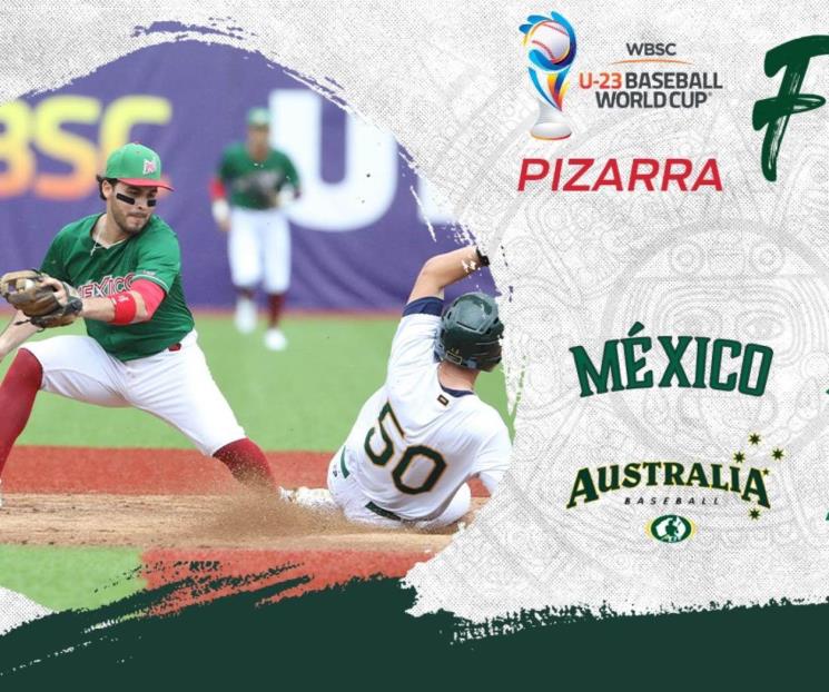 Arranca el Tri con triunfo en Mundial de Beisbol Sub-23