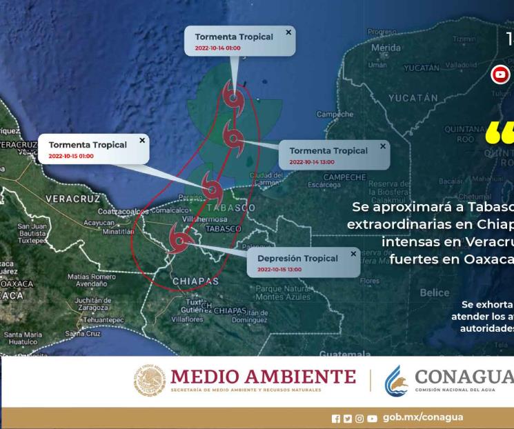 Tormenta tropical Karl afectará a estos estados Tormenta tropical Karl afectará a estos estados
