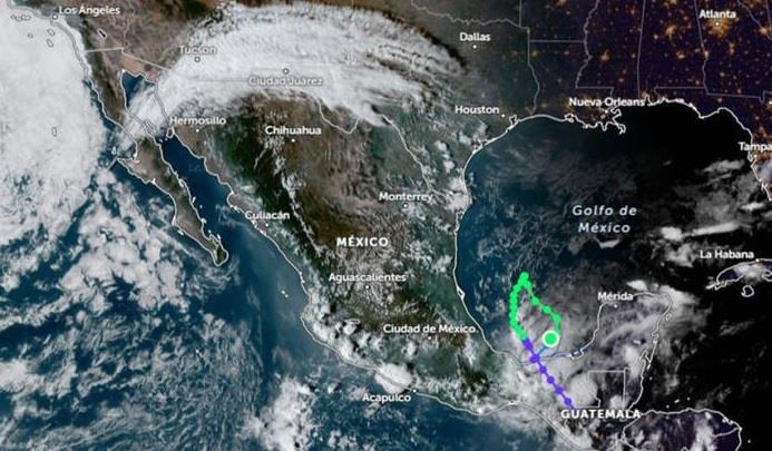 Tormenta tropical Karl pierde fuerza