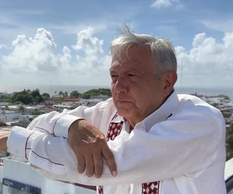 Supervisa AMLO avances del Tren Maya