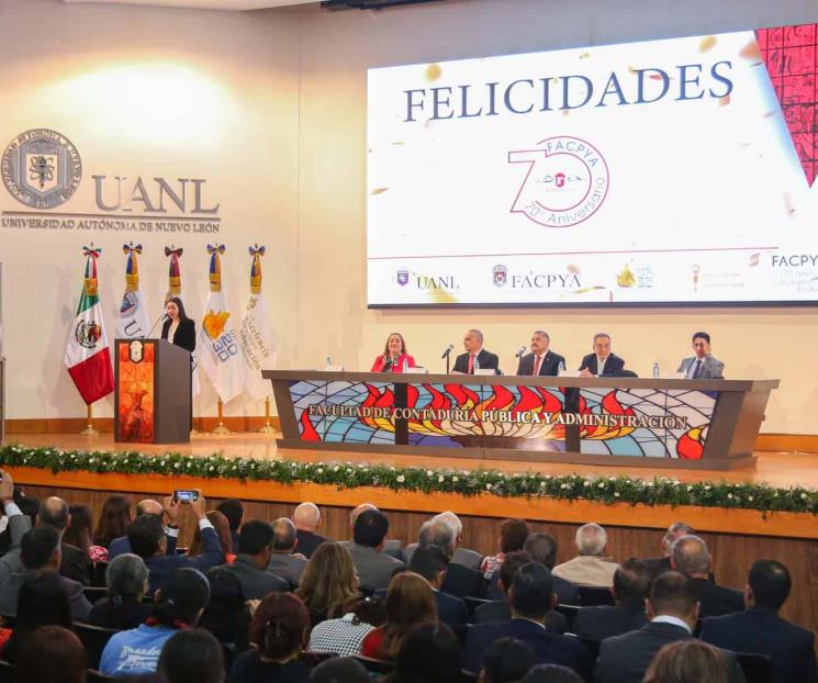 Celebra FACPYA 70 años de ser motor de la educación en UANL Celebra FACPYA 70 años de ser motor de la educación en UANL