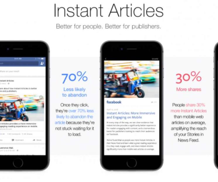 Meta pondrá final a los Instant Articles en Facebook