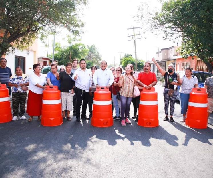 Entrega Andrés Mijes obra de rehabilitación en Monterreal