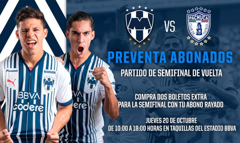Jueves de adquirir más boletos para abonados en Rayados