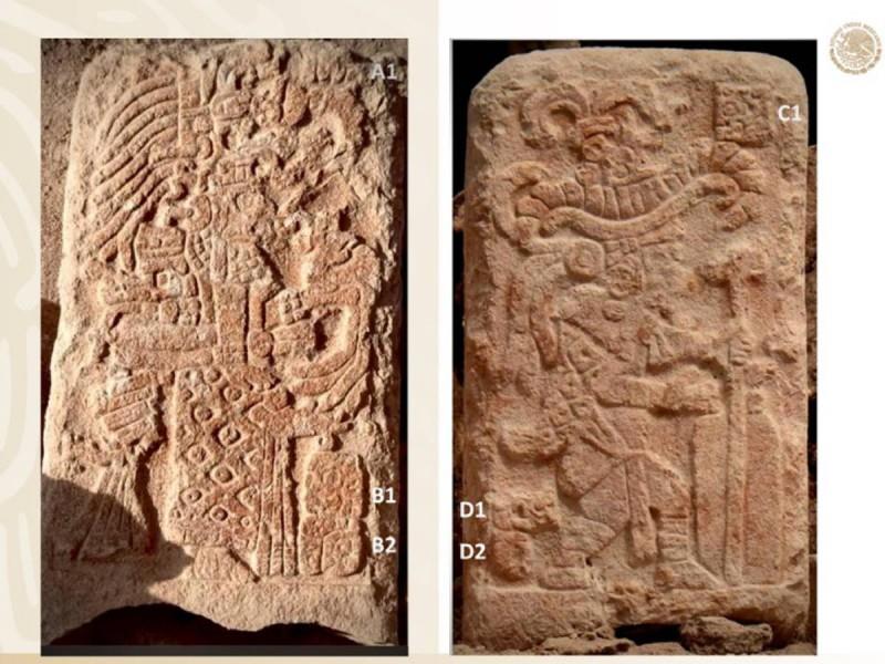 Hallan estela en la zona arqueológica de Uxmal Hallan estela en la zona arqueológica de Uxmal