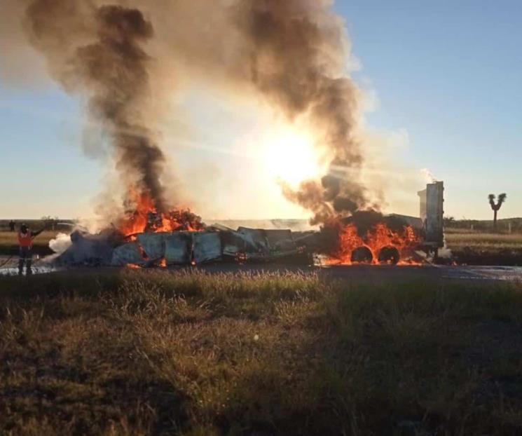 Consume fuego tráiler en Vallecillo