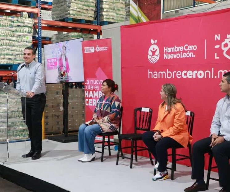 Refrenda Congreso de NL apoyo al programa Hambre Cero