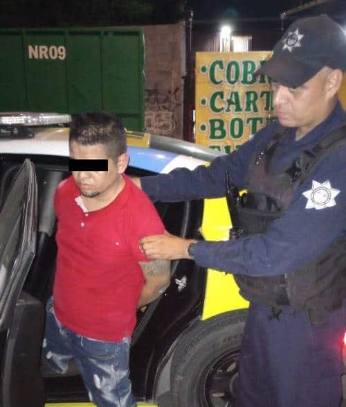 Cae ladrón de autopartes