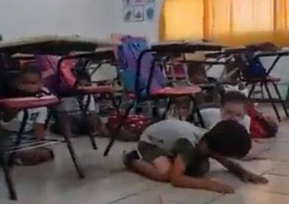 Siembra balacera pánico en primaria de Sonora