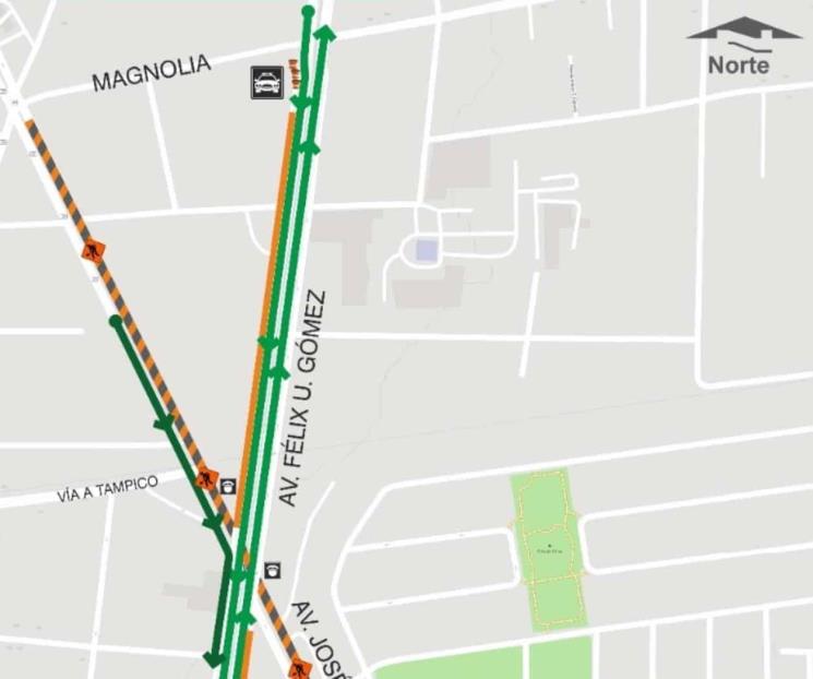 Cerrarán vialidad bajo el puente de Conchello y FUG