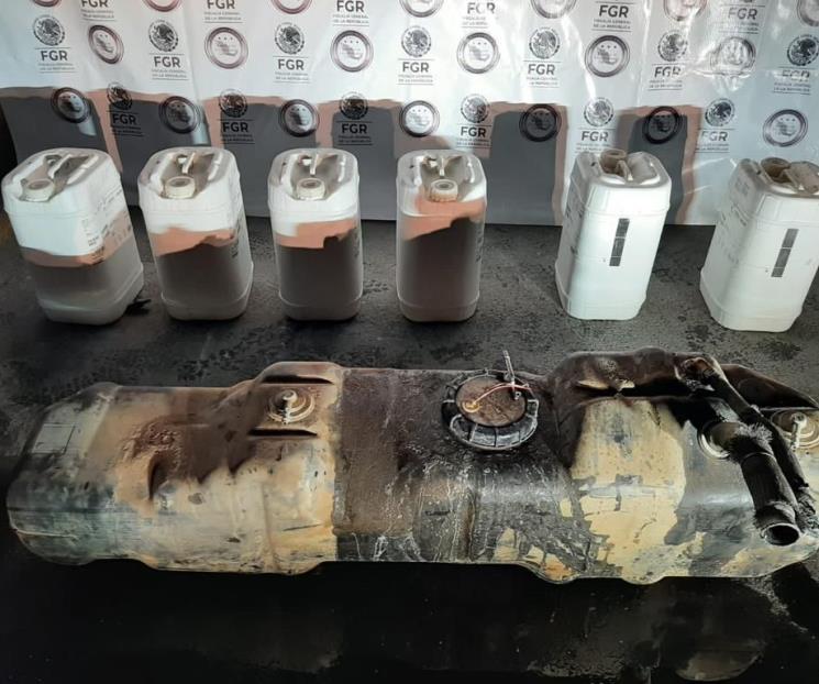 Lo detienen con 120 litros de metanfetamina en General Bravo