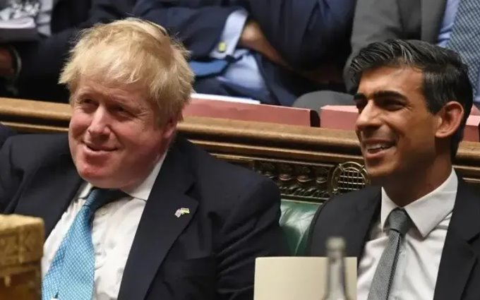 Suenan Johnson y Sunak  para suceder a Truss