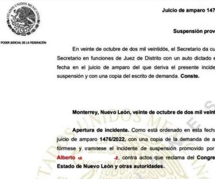 Frena amparo el proceso de selección del nuevo fiscal