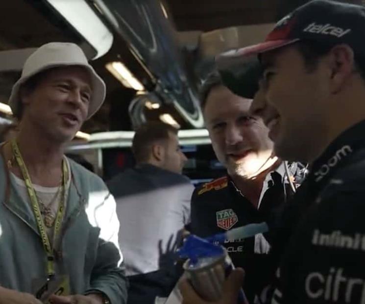 Brad Pitt aplaude talento de Checo