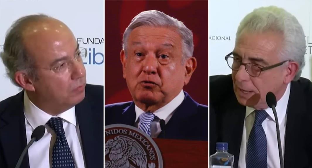 AMLO llama peleles y títeres a expresidentes