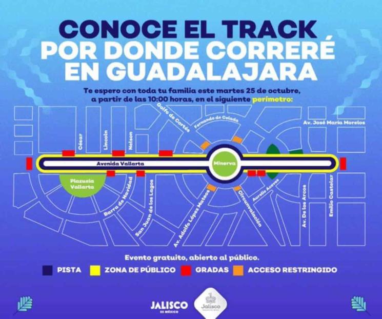 Recorrerá Checo Guadalajara con Show Run
