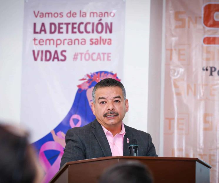 Concientizan en Sección 21 sobre el cáncer de mama