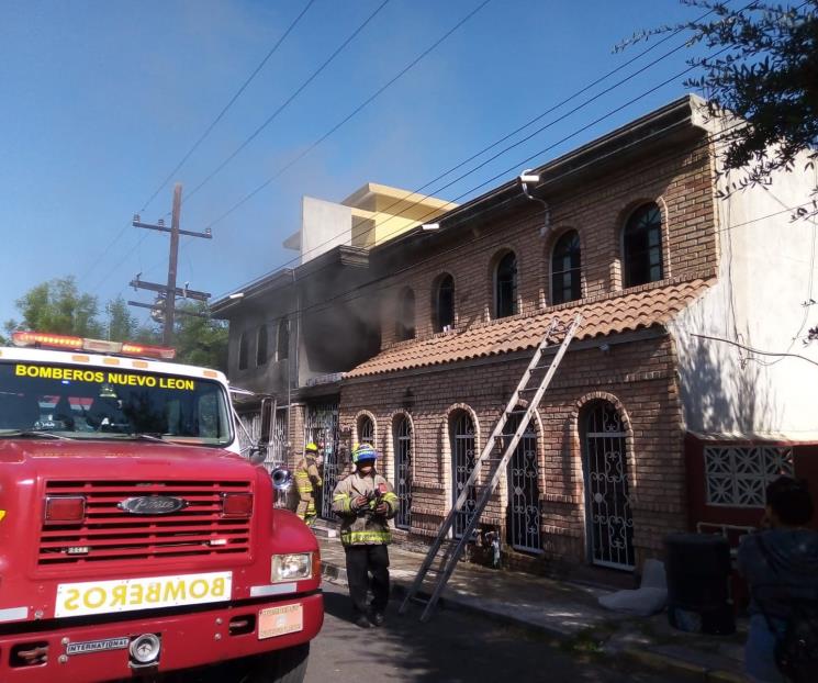 Incendio en domicilio causa movilización