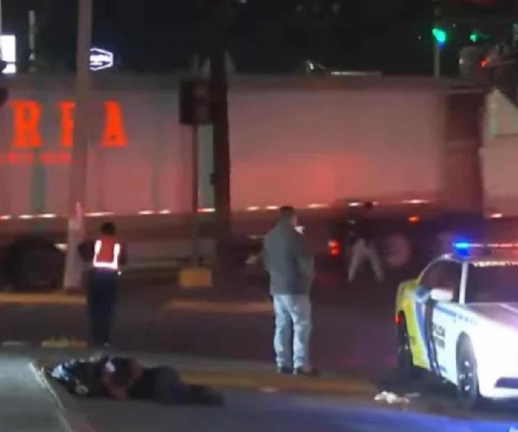 Hombre es atropellado por ruta urbana