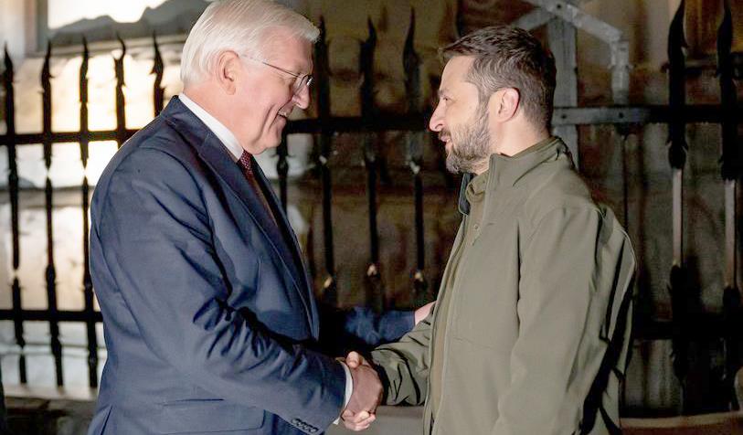 Visita Ucrania el presidente alemán