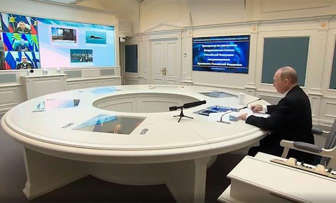 Ensaya Rusia ataque masivo de disuasión nuclear con misiles