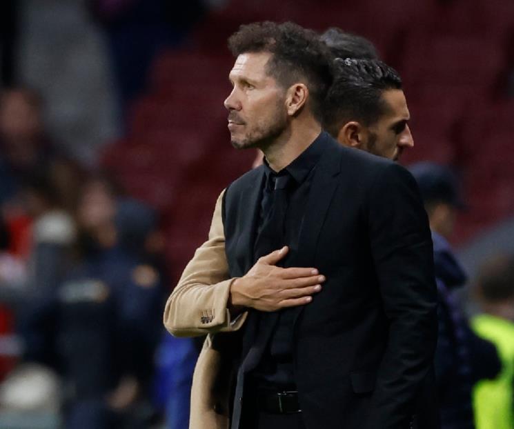 Acepta Simeone que le cuesta la Champions