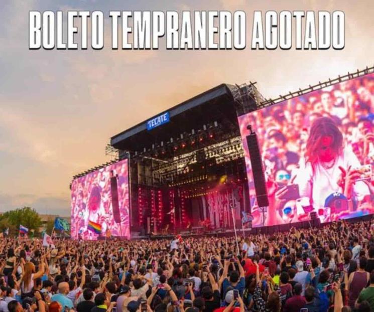 Se agotan boletos tempraneros de Pa’l Norte en una hora