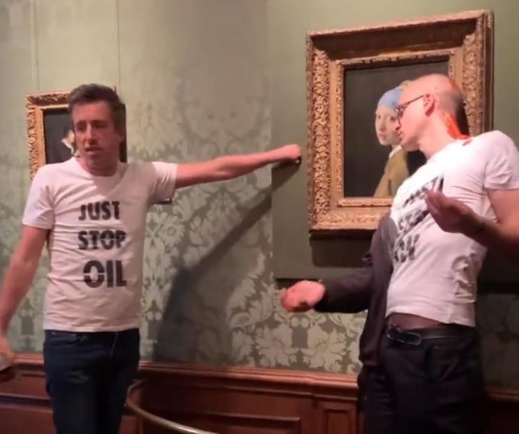 Ahora vandalizan pintura en La Haya Ahora vandalizan pintura en La Haya