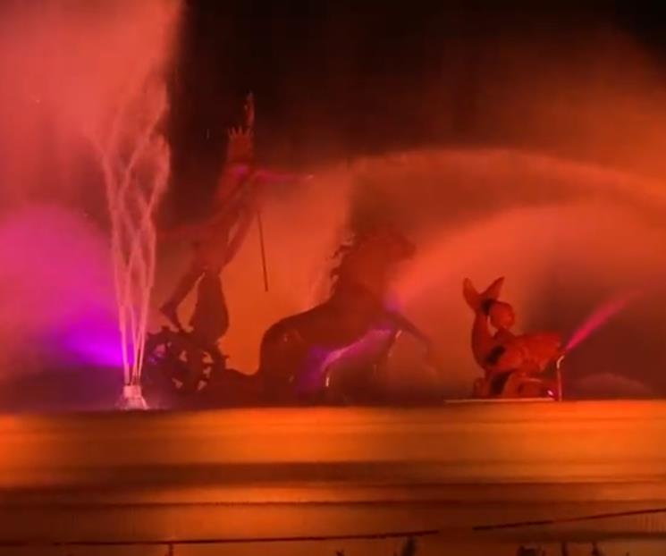 Inician el llenado de la Fuente de Neptuno