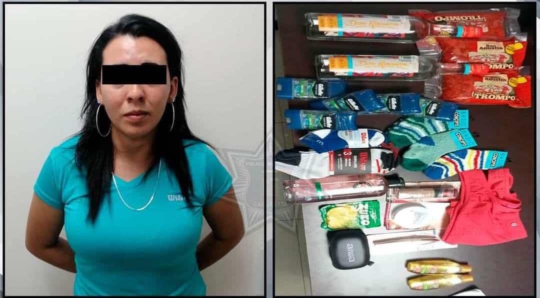 Comete mujer robo hormiga