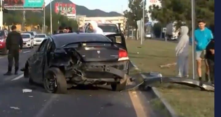 Choque en la Nacional deja un lesionado