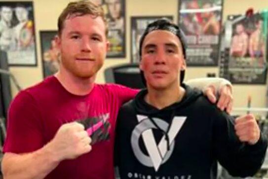 Vuelve Canelo al gimnasio pese a reciente cirugía