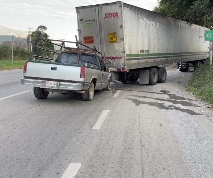 Chocan por alcance en Allende
