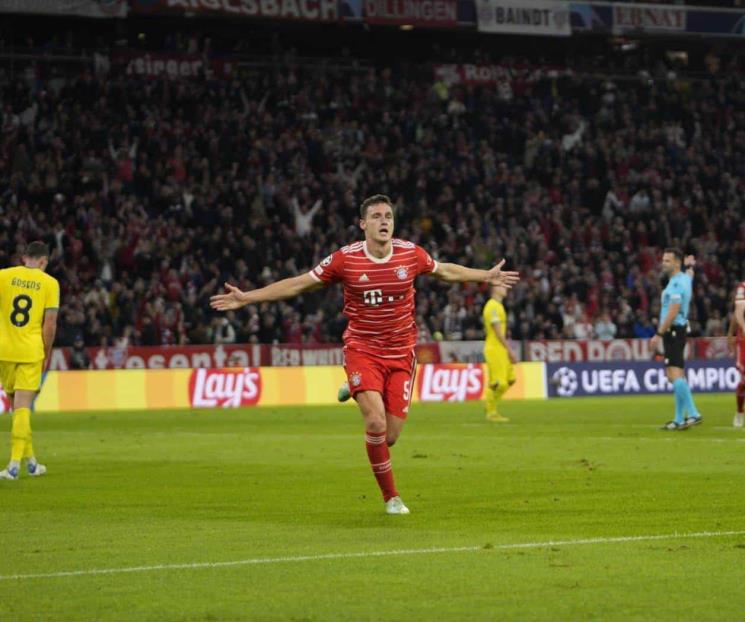 Logra Bayern invicto; califican Frankfurt y Tottenham en UCL