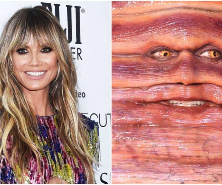 Heidi Klum se convierte en un gusano para este Halloween